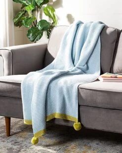 Safavieh Runi Pom Pom Throw Home