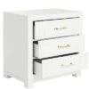 Safavieh Raina 3-Drawer Greek Key Nightstand Home