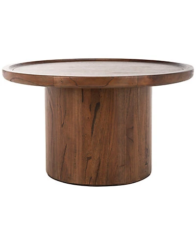 Safavieh Furniture Devin Round Pedestal Coffee Table Home