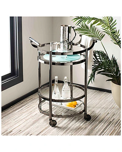 Safavieh Sienna 2-Tier Round Bar Cart Home - Image 2