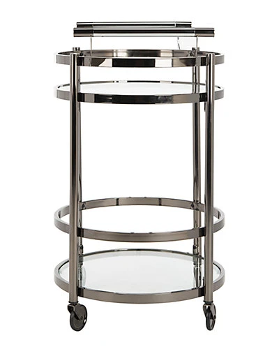 Safavieh Sienna 2-Tier Round Bar Cart Home - Image 3