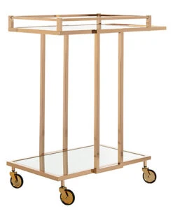Safavieh Capri 2-Tier Rectangle Bar Cart Home