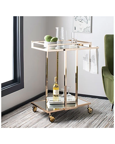Safavieh Capri 2-Tier Rectangle Bar Cart Home - Image 2