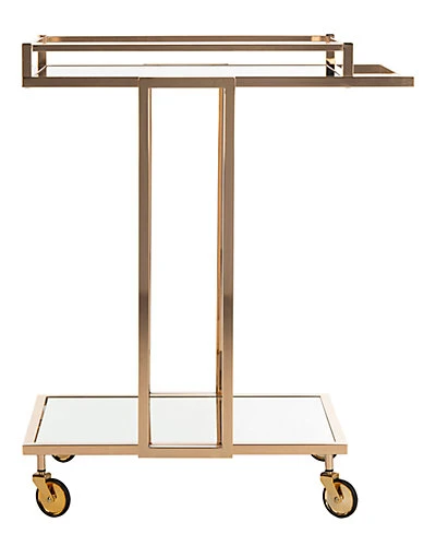 Safavieh Capri 2-Tier Rectangle Bar Cart Home - Image 3