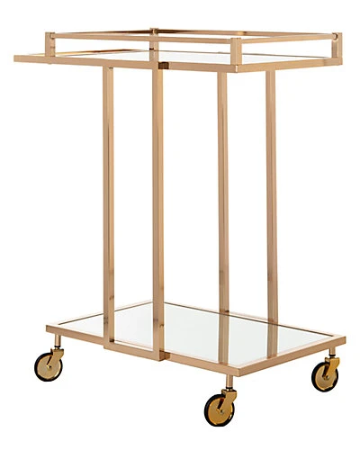 Safavieh Capri 2-Tier Rectangle Bar Cart Home - Image 4