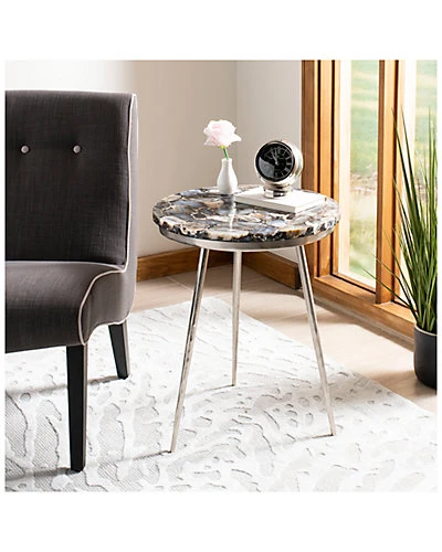 Safavieh Faryn Agate Round Accent Table Home - Image 2