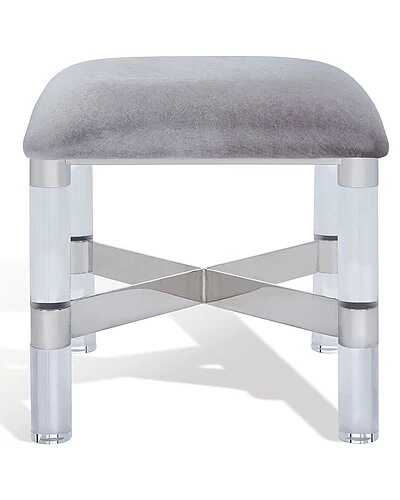 Annabeth Acrylic Ottoman Home