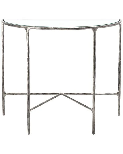 Jessa Forged Metal Console Table Home