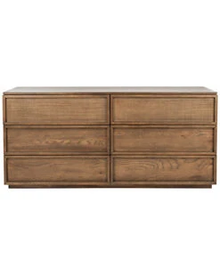 Zeus 6 Drawer Wood Dresser Home