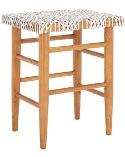 Safavieh Kaleo Woven Leather Counter Stool Home