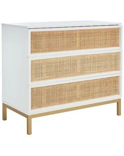 Safavieh Zadie 3-Drawer Rattan Chest Home