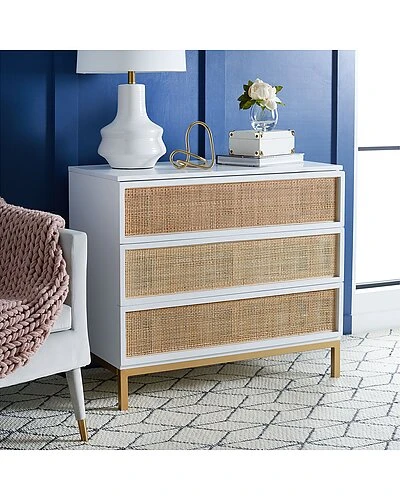 Safavieh Zadie 3-Drawer Rattan Chest Home - Image 2