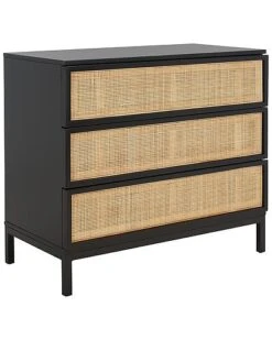 Safavieh Zadie 3-Drawer Rattan Chest Home