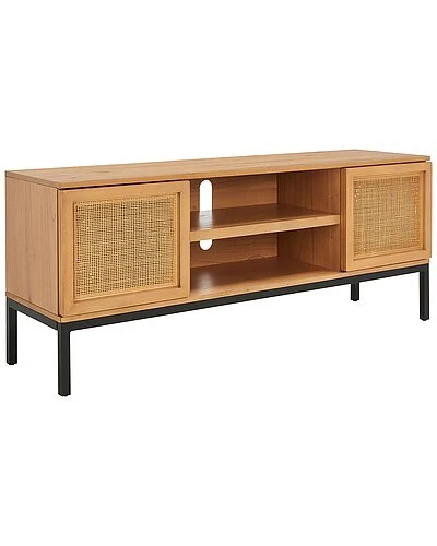 Safavieh Zadie 1-Shelf Rattan Media Stand Home
