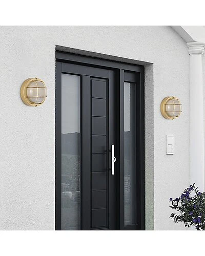 Safavieh Elson Outdoor Wall Sconce Home - Image 2