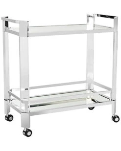 Gianna Glass Bar Trolley Home
