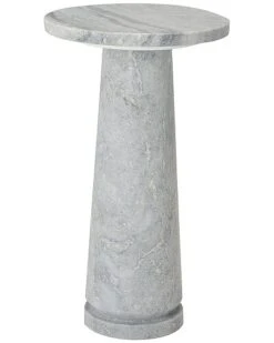 Valentia Round Marble Accent Table Home