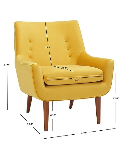 Safavieh Amina Accent Chair Home - Image 2