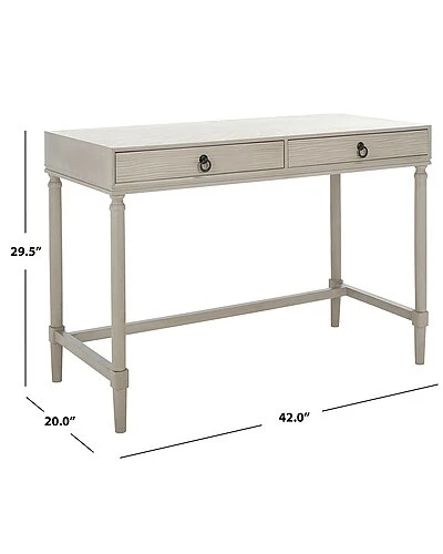 Safavieh Rhyne 2 Drawer Desk Home - Image 3