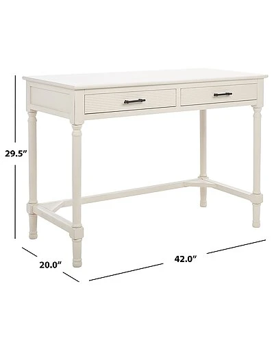 Safavieh Layce 2 Drawer Desk Home - Image 3