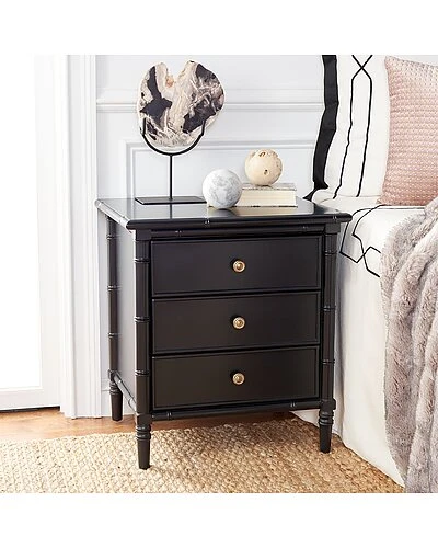 Safavieh Mina 3 Drawer Nightstand Home - Image 2