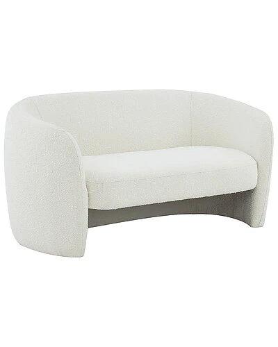 Zhao Boucle Curved Loveseat Home