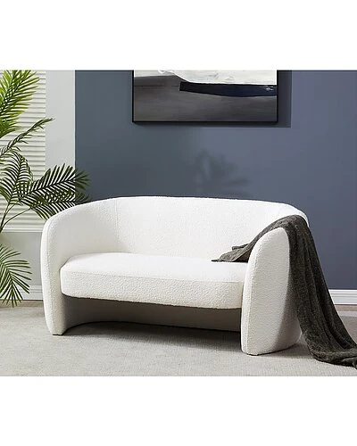 Zhao Boucle Curved Loveseat Home - Image 2