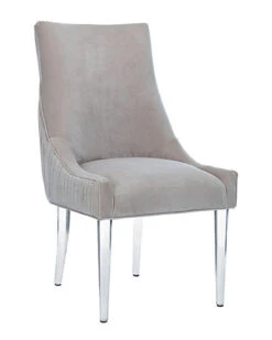 Deluca Acrylic Leg Dining Chair Home