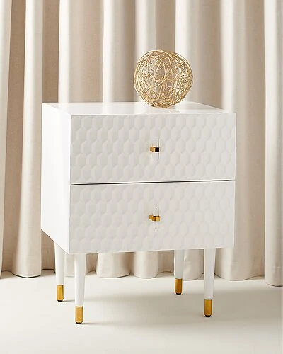 Neptune 2 Drawer Side Table Home - Image 2