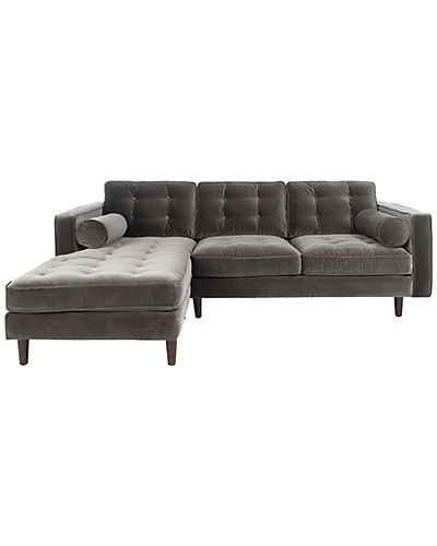 Pepper Tufted Velvet Sectional Home