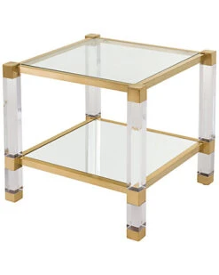 Angie Acrylic End Table Home