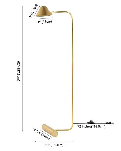 Safavieh Laverne Floor Lamp Home - Image 4