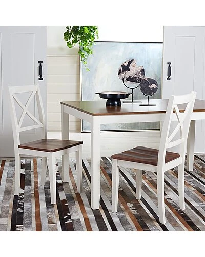 Safavieh Silio X-Back Dining Chair Home - Image 2