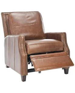Safavieh Buddy Italian Leather Recliner Home
