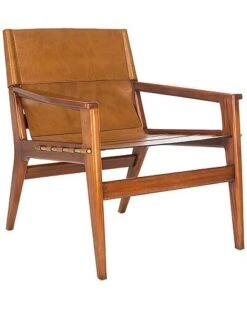 Safavieh Couture Culkin Leather Sling Chair Home