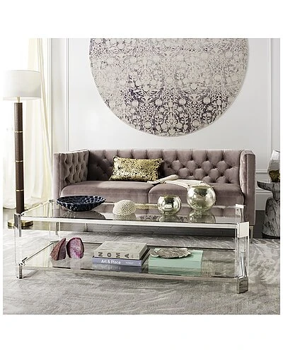 Safavieh Gianna Glass Coffee Table Home - Image 2