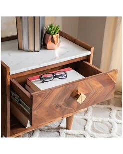 Safavieh Tahseen Parquet Nightstand Home