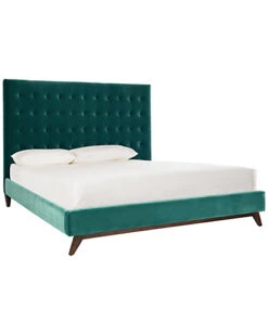 Tsarina Velvet Tufted Queen Bed Home