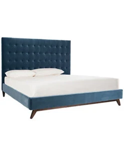 Tsarina Velvet Tufted King Bed Home