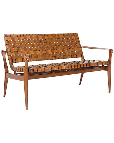 Dilan Leather Loveseat Home