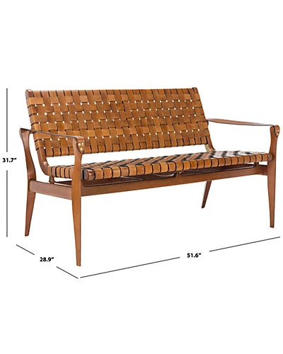 Dilan Leather Loveseat Home - Image 2