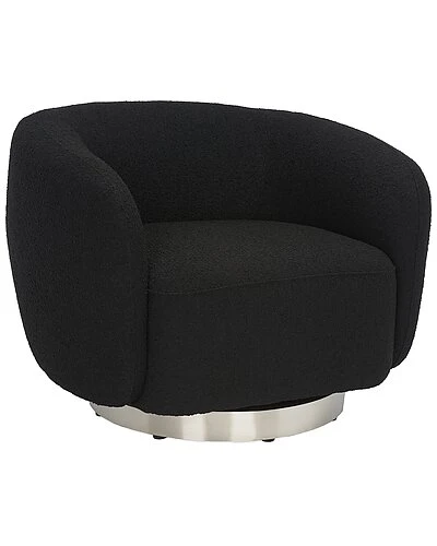 Bernard Boucle Swivel Accent Chair Home