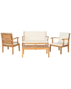 Safavieh 4pc Fresno Outdoor Living Set Home