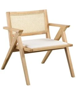 Krystine Rattan Back Accent Chair Home