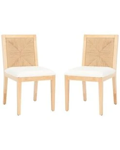 Of 2 Emilio Woven Dining Chairs Home