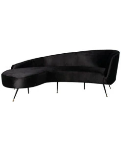 Evangeline Velvet Parisian Sofa Home