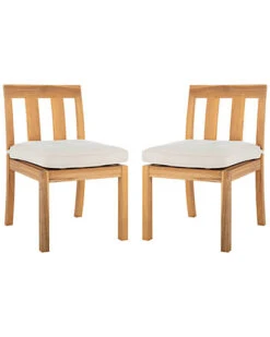 Of 2 Montford Teak Dining Chairs Home