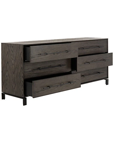 Mmons 6 Drawer Wood Dresser Home - Image 3