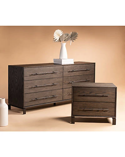 Mmons 6 Drawer Wood Dresser Home - Image 4