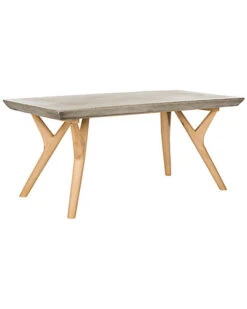 Safavieh Pacey Indoor/Outdoor Modern Concrete 16.54in Coffee Table Home